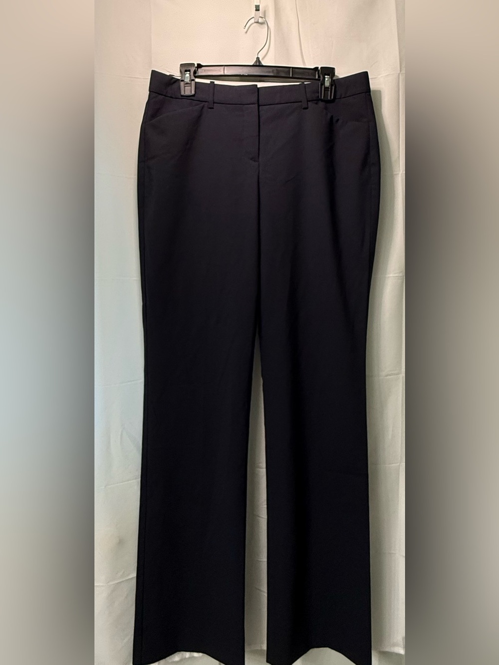 Theory Custom Max 2 Edition Wool Blend Dress Pants Navy Size 10 Made in USA